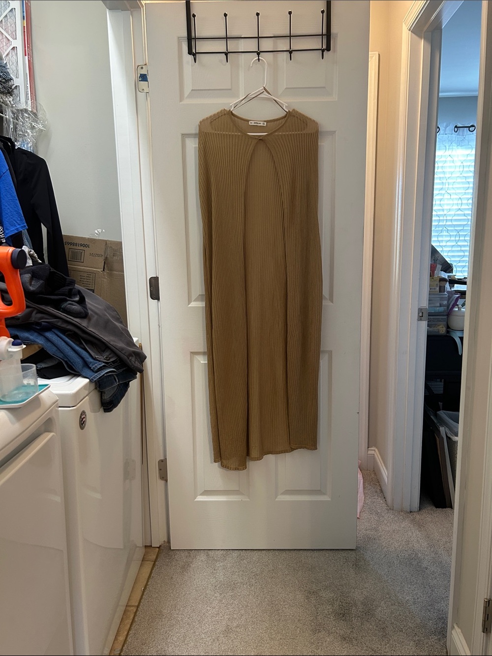 Zara Ribbed Cape - Picture 6 of 7